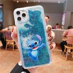 Cute Cartoon minnie phone case for iPhone X Xs Mas Xr 10 7 6 6s 8Plus11pro max 11 Love Heart Glitter Liquid Quicksand BackCover