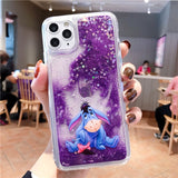 Cute Cartoon minnie phone case for iPhone X Xs Mas Xr 10 7 6 6s 8Plus11pro max 11 Love Heart Glitter Liquid Quicksand BackCover