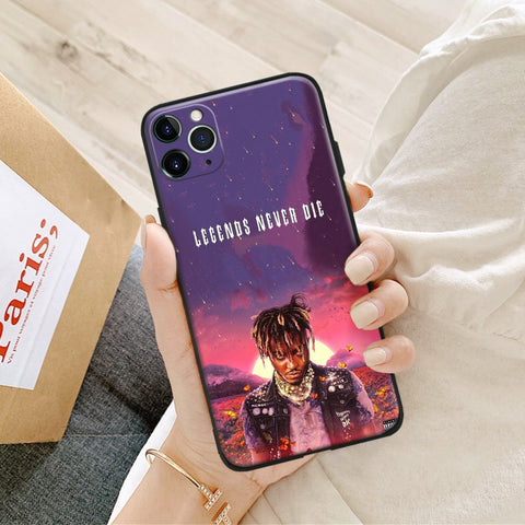 legend never die juice wrld rapper For iPhone se 6 6s 7 8 plus x xr xs 11 pro max soft silicone phone case cover shell